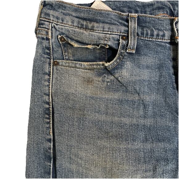 Levis 513 Jeans Men's 33x32 Blue Slim Straight American Stretch Denim - Picture 2 of 5